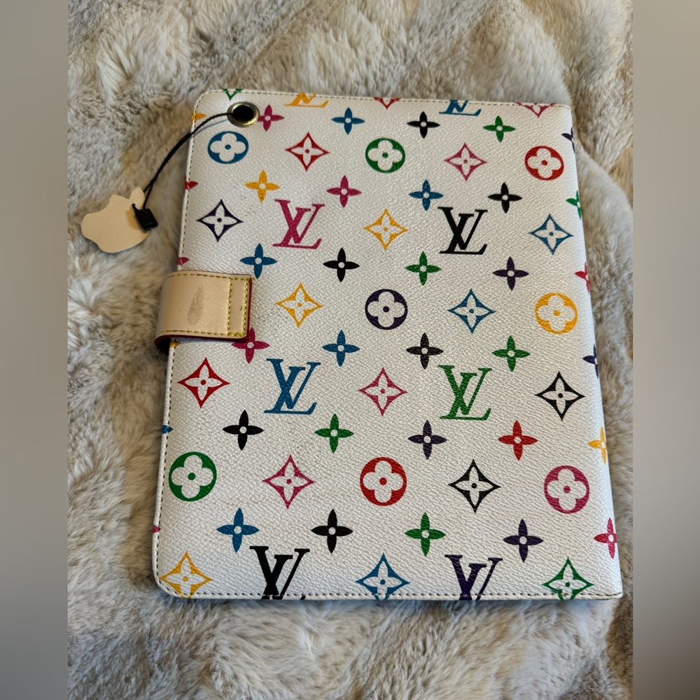 Louis Vuitton White Multicolor Monogram Cover for iPad - Picture 2 of 4